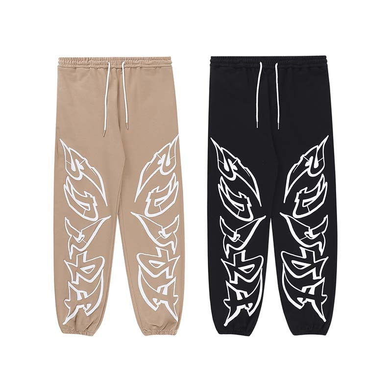 Creative Foam Printed Casual Pants