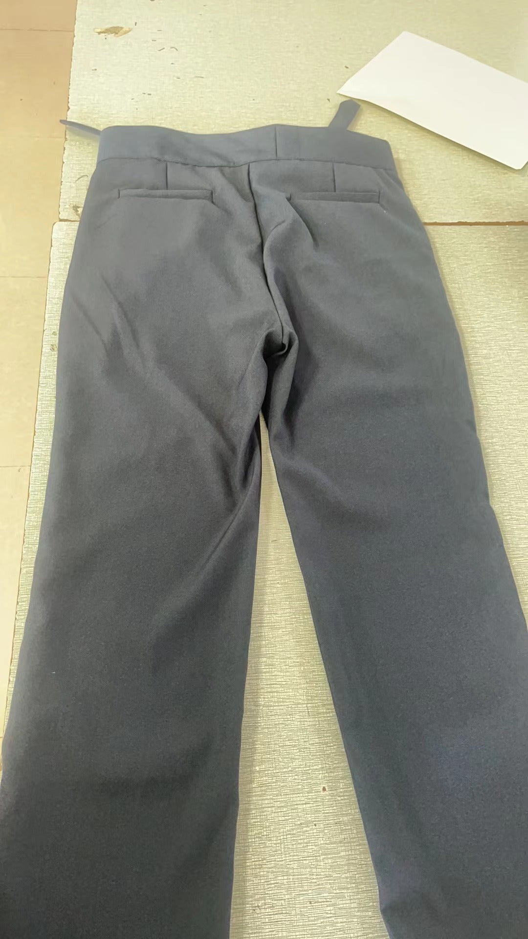 Belt Skinny Suit Pants