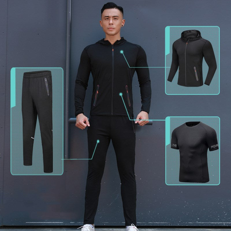 Three-piece running suit