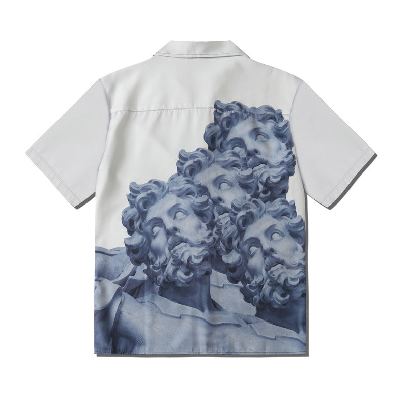 Sculpture Loose Short Sleeve Shirt