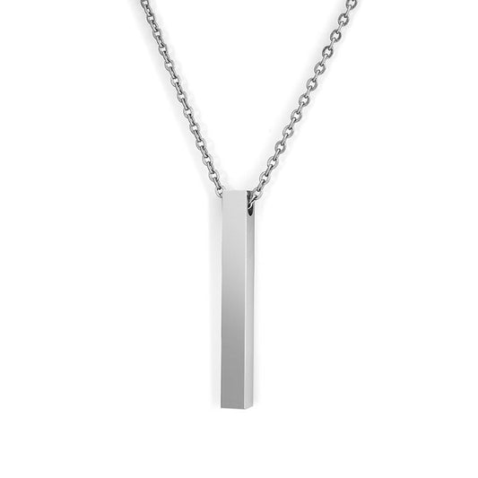 Necklace Stainless Steel Geometric Interlocking Chain