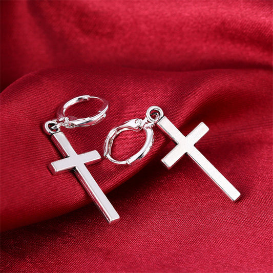 Cross Earrings All-match