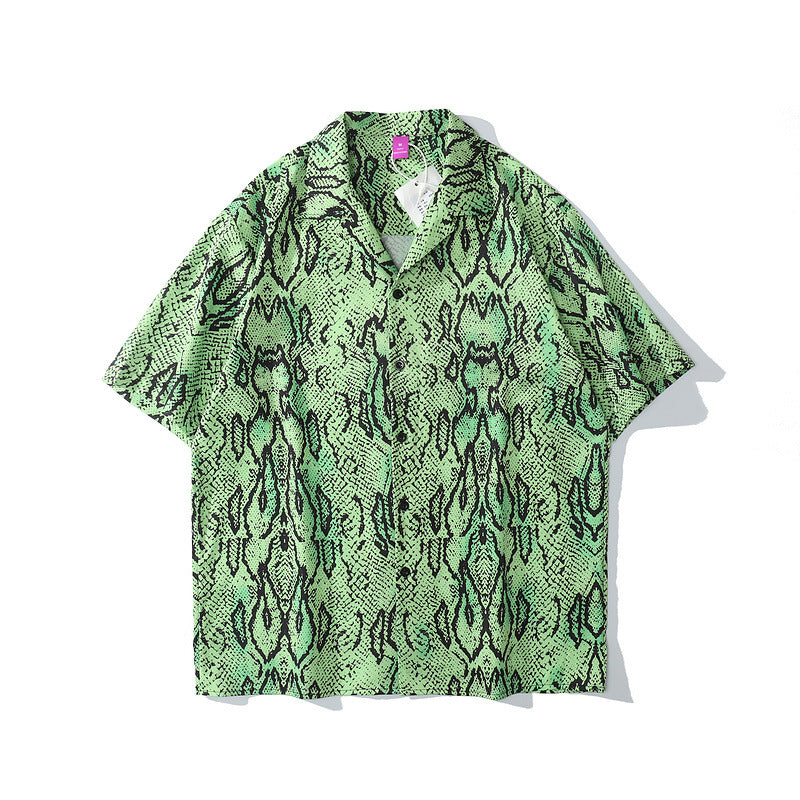 Pattern Short-sleeved Shirt