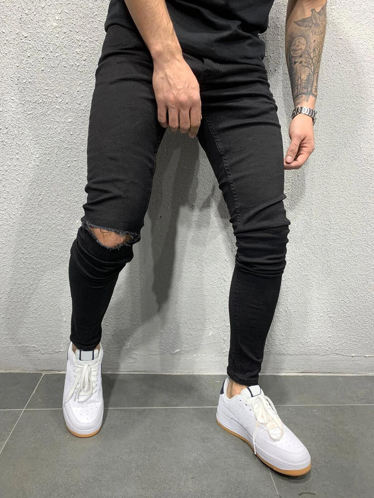 Stretch Skinny Jeans Cut