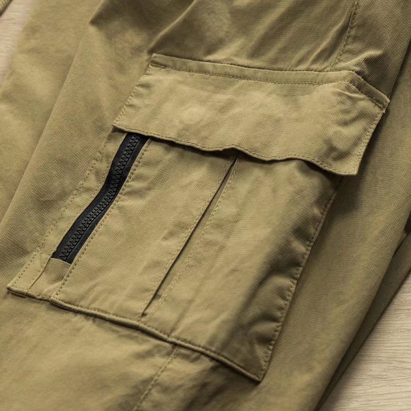 Fall Pants Loose Tappered Pocket