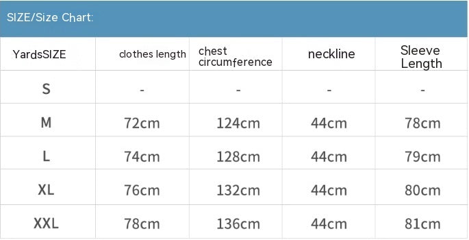 Double yarn Cotton Long-sleeved T-shirt