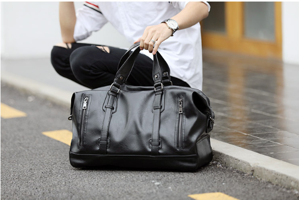 Business handbag leather - travel bag