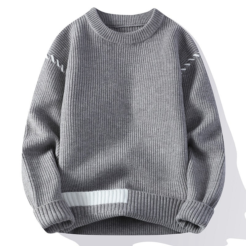 Round Neck Thickened Sweater