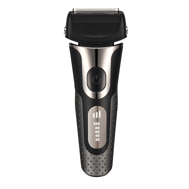 Reciprocating Three-bit Floating Shaver LED Display Rechargeable