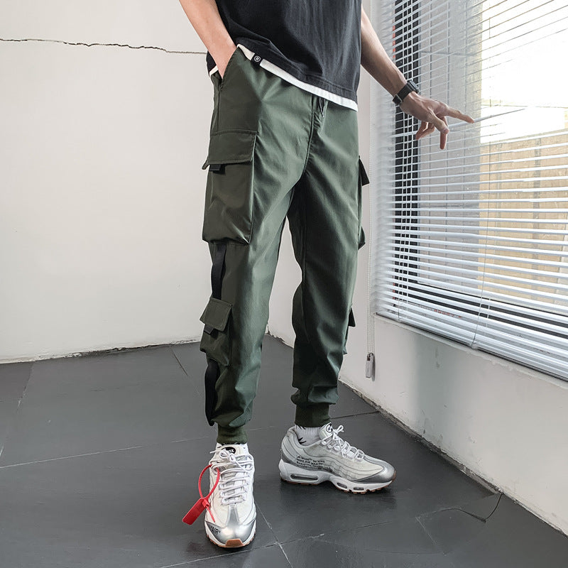 Multi-pocket Leisure Tappered Sports Pants