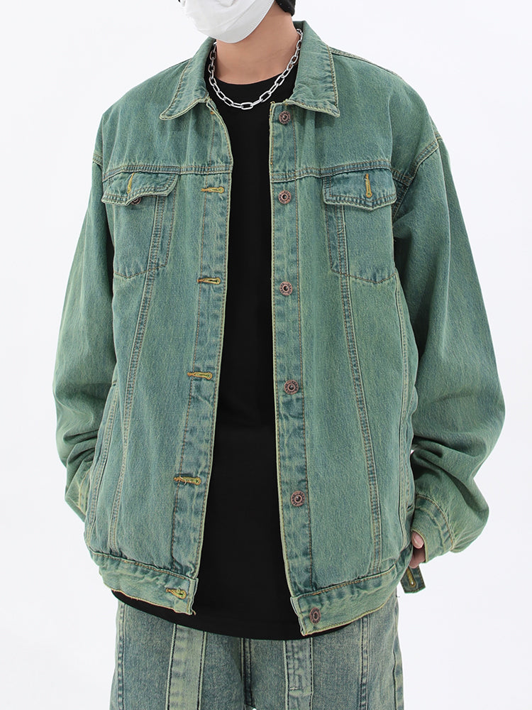 Loose And Lazy Style Versatile Slimming Denim Jacket