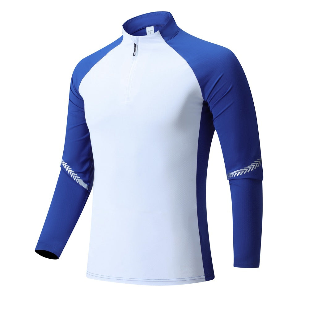 Stand Collar Half Zip Training T-Shirt