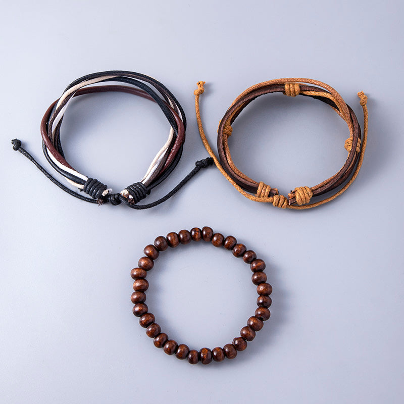 Vintage Leather Adjustable Bracelets