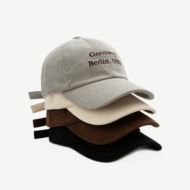 Wide Eaves Corduroy Baseball Hat