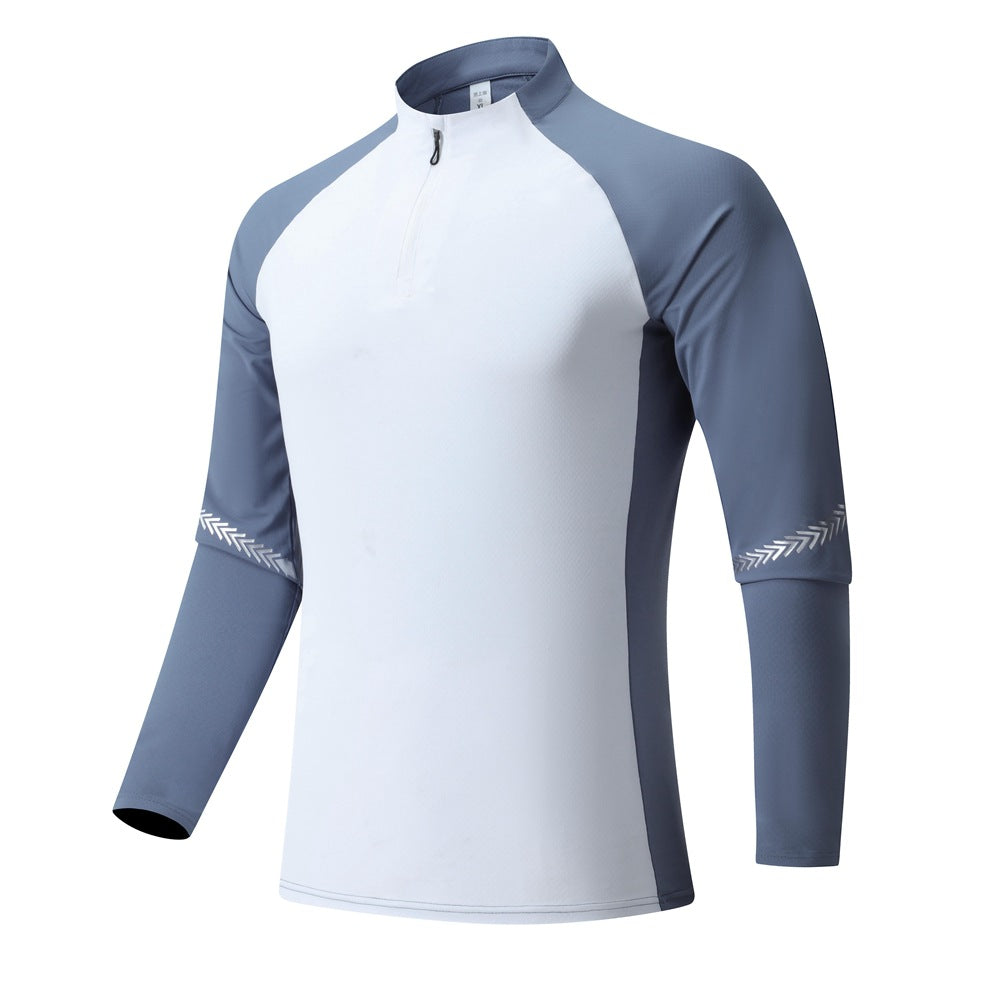 Stand Collar Half Zip Training T-Shirt