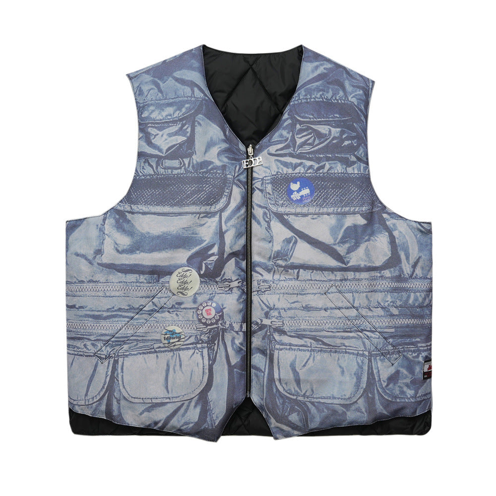 Thickened Cotton-padded Jacket Vest