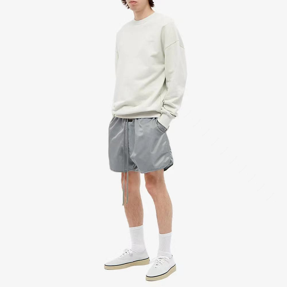 Casual Cotton Woven Shorts w/pockets