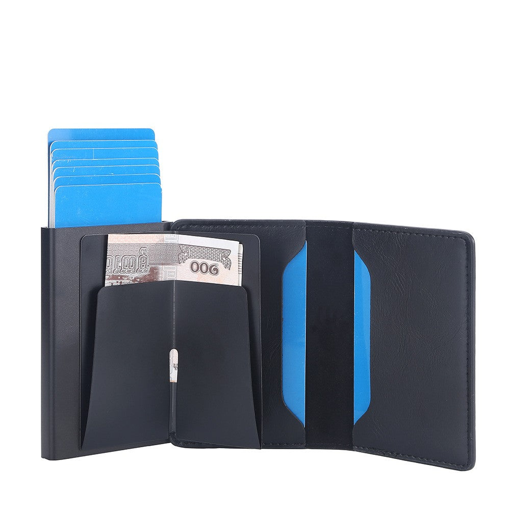 Crazy Horse Leather Anti-degaussing Card Clamp