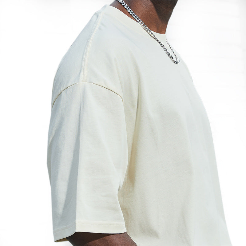 Cotton White Short Sleeve T-Shirt