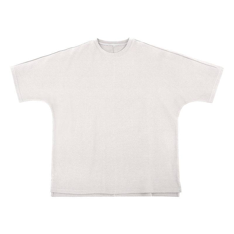 Air Cotton Oversize Loose T-shirt With Sleeves