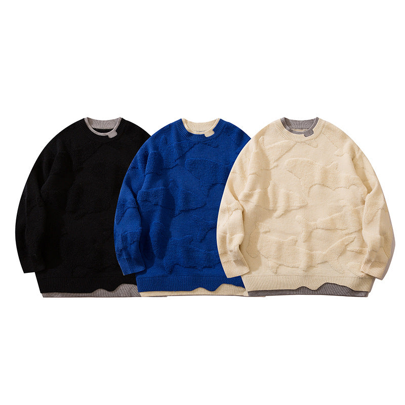 Round Neck Knit Sweater