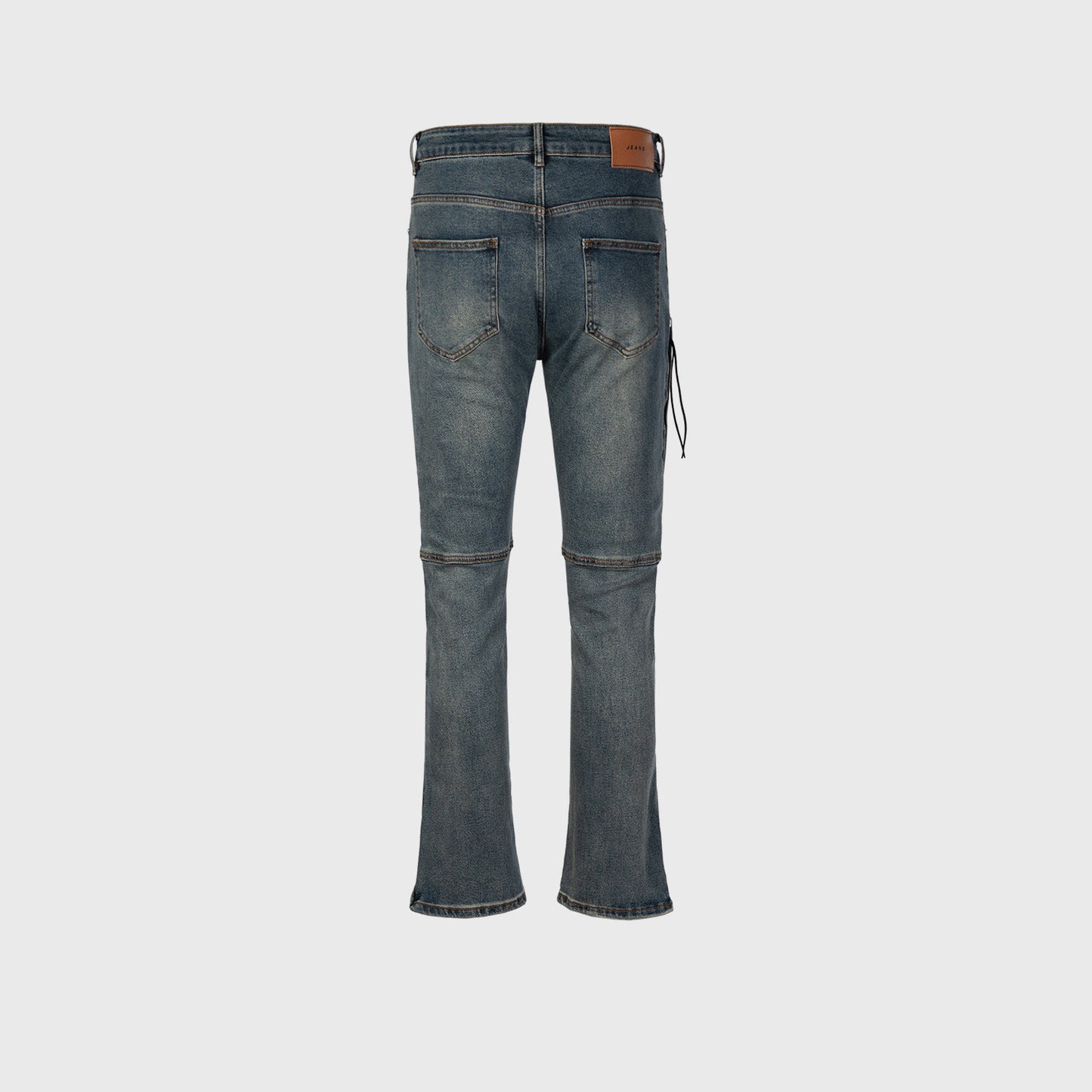 Washed Distressed Slim Fit Pants