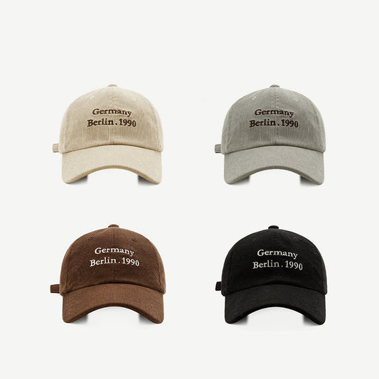 Wide Eaves Corduroy Baseball Hat