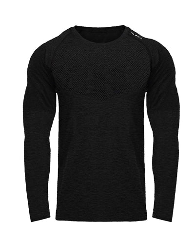 Long Sleeves Mesh Gym Shirt