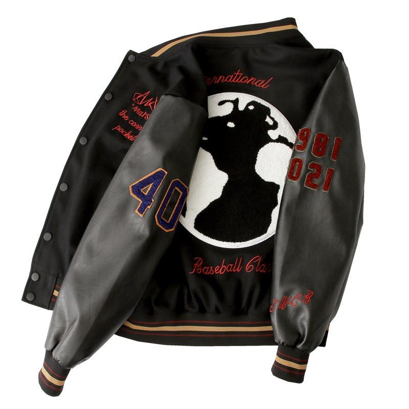 Woolen Street Letterman Jacket