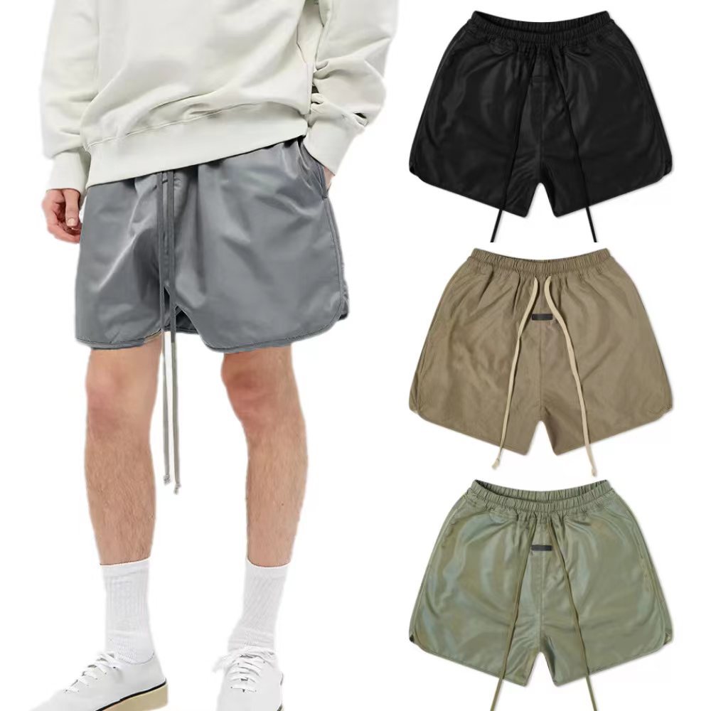 Casual Cotton Woven Shorts w/pockets