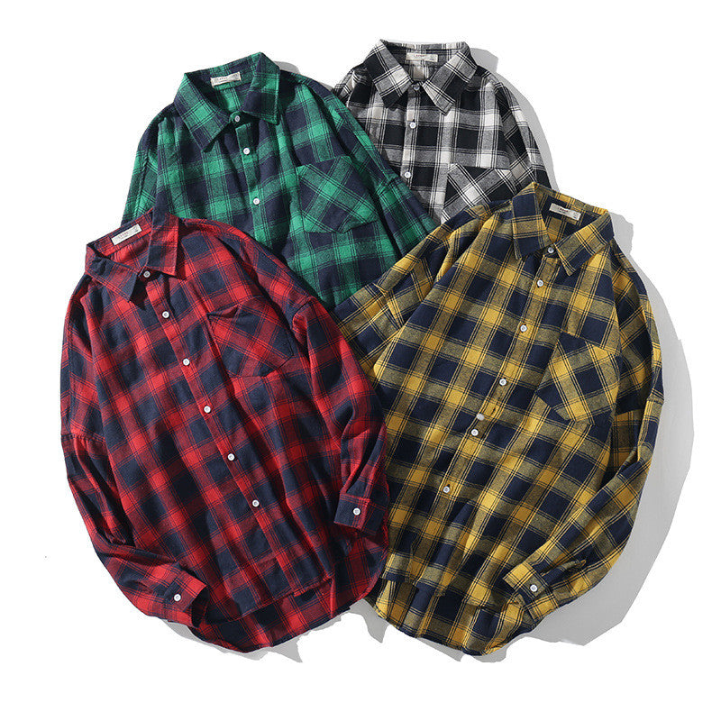 Lapel Long Sleeve Shirt