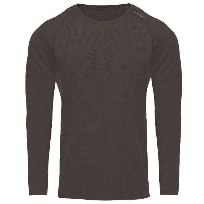 Long Sleeves Mesh Gym Shirt