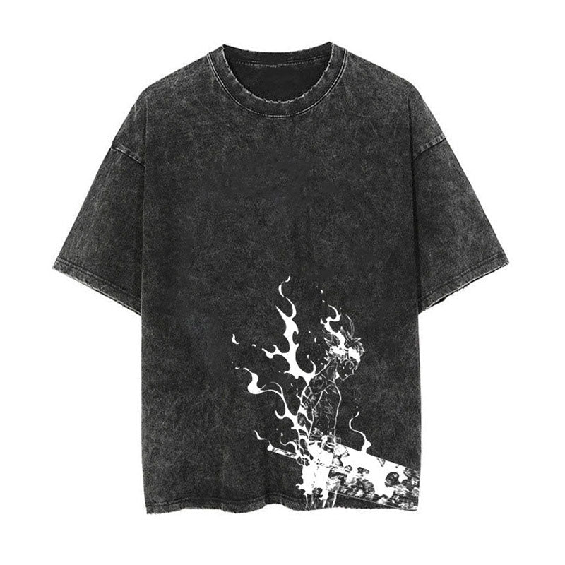 Washed Distressed Vintage Graphic T-shirt