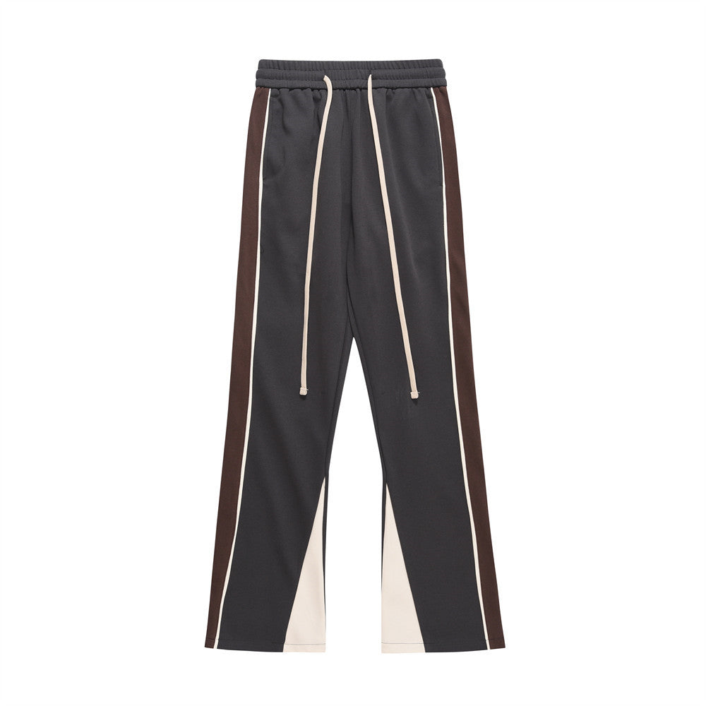 Mid Waist Pants Loose Street