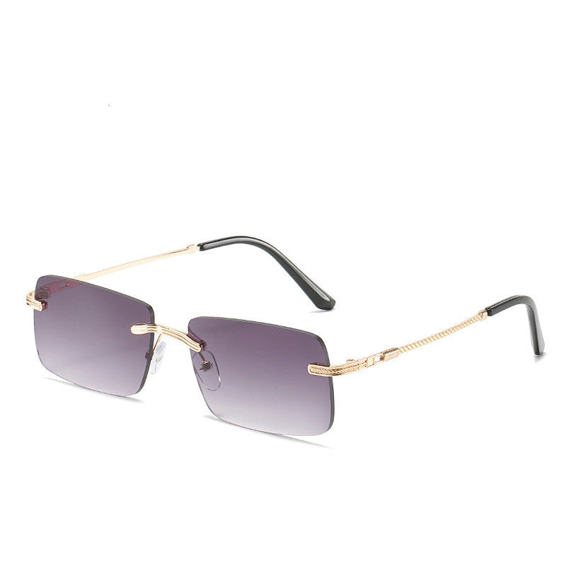 Frameless Square Sunglasses Metal