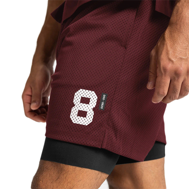 Anti Glare Lined Running Shorts