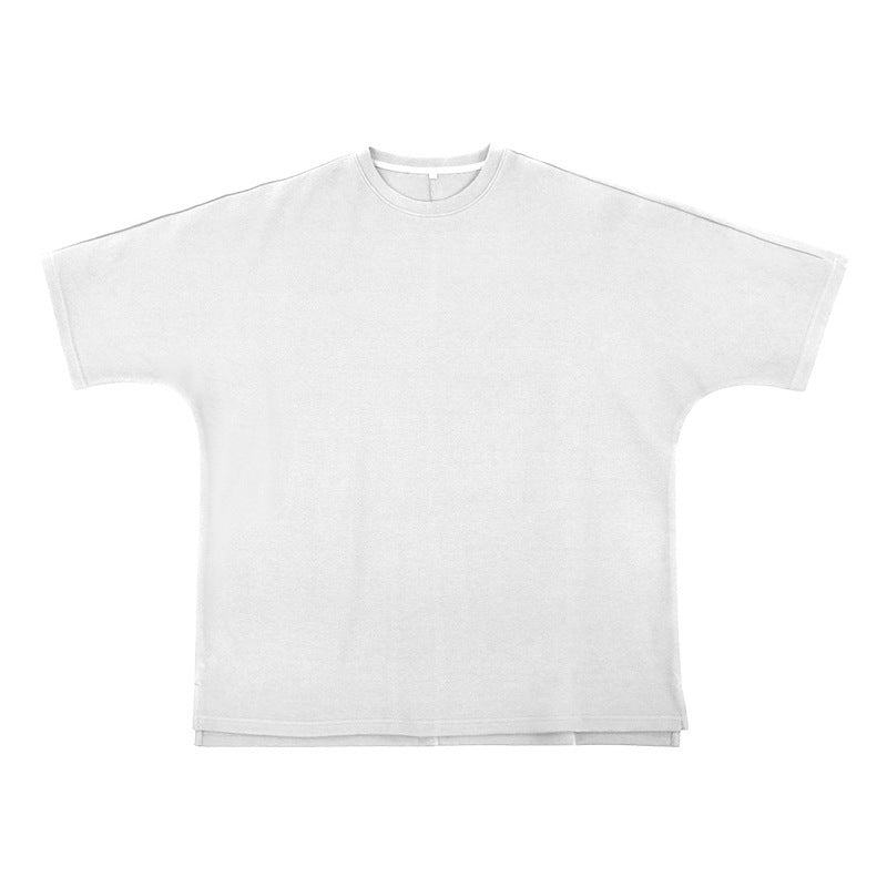 Air Cotton Oversize Loose T-shirt With Sleeves