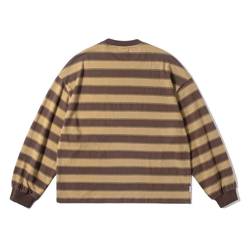 Stripes Loose Neutral T-shirt