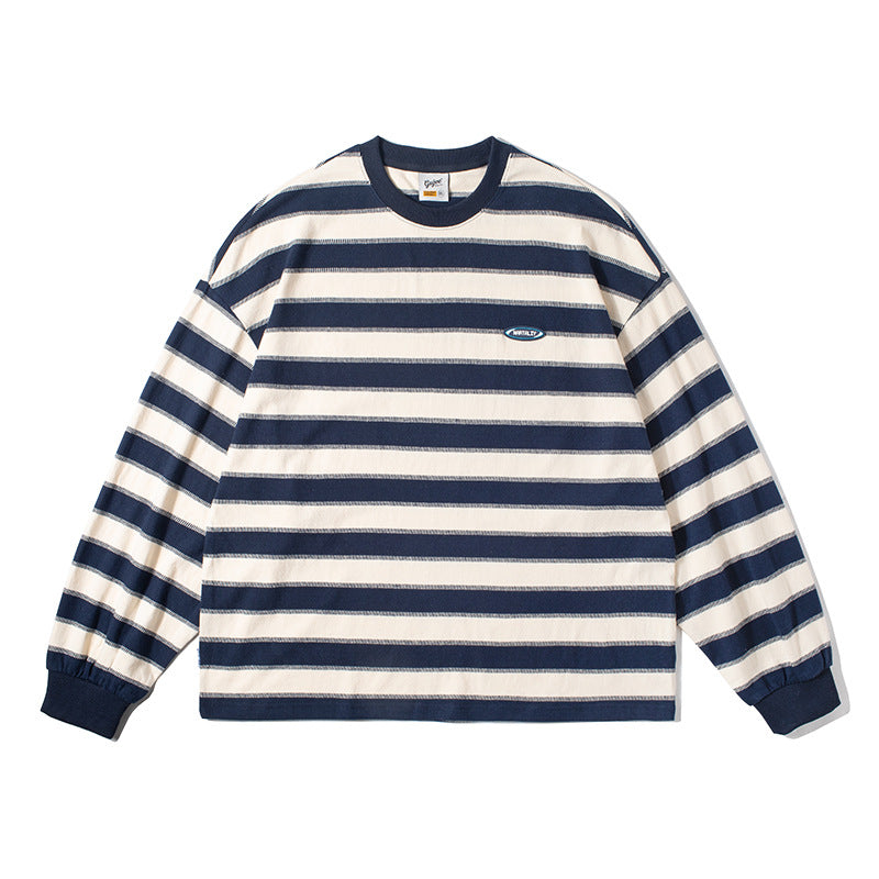 Stripes Loose Neutral T-shirt