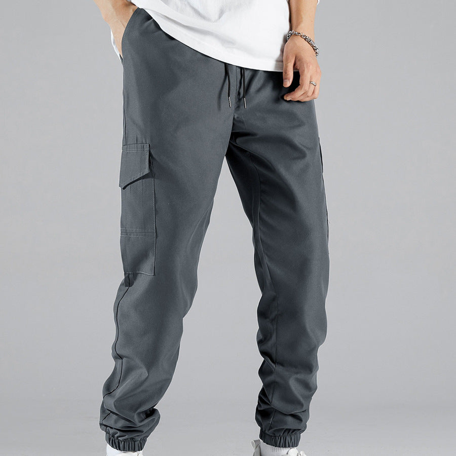 Multi-pocket Workwear Pants High Street