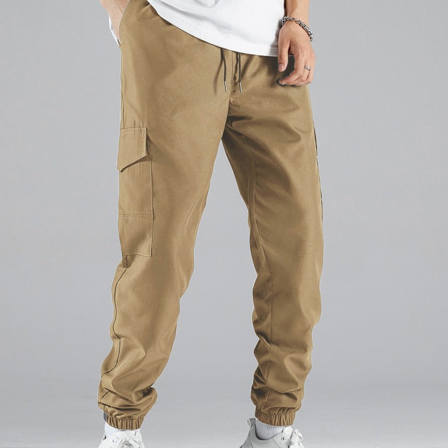 Multi-pocket Workwear Pants High Street