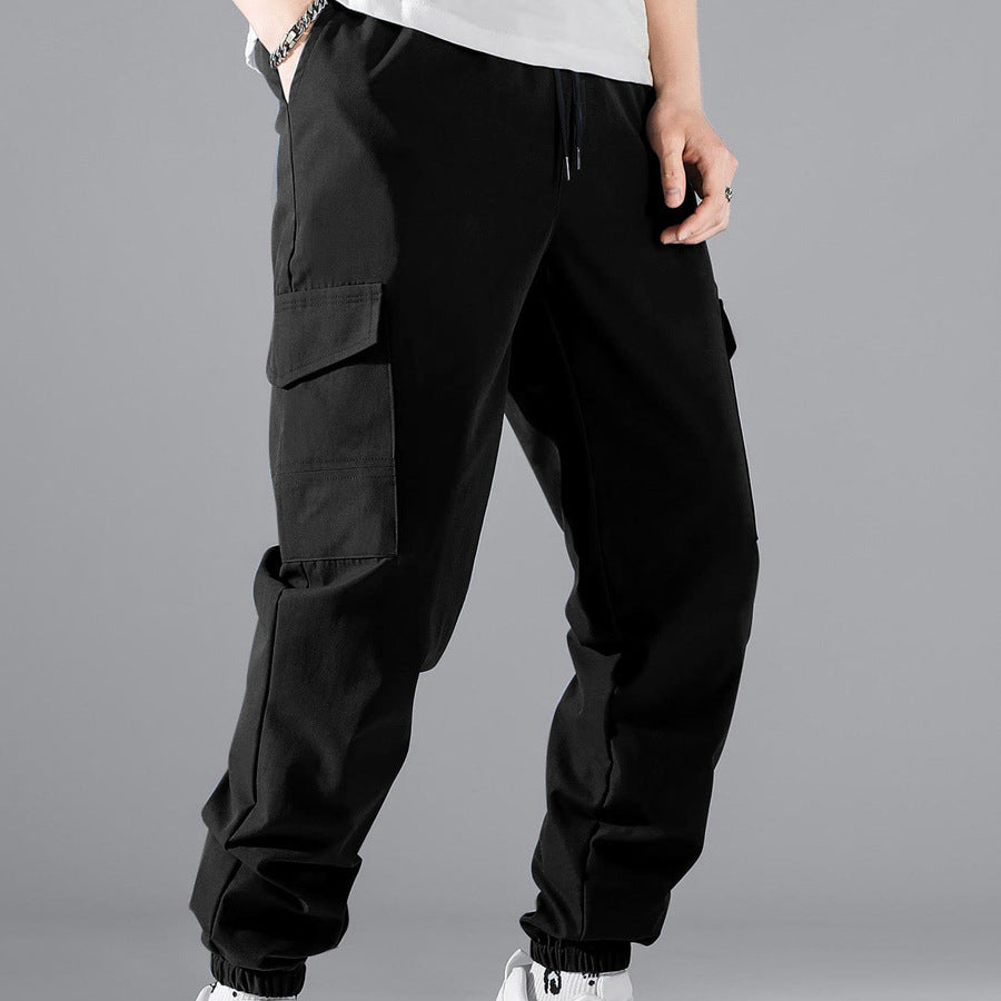 Multi-pocket Workwear Pants High Street