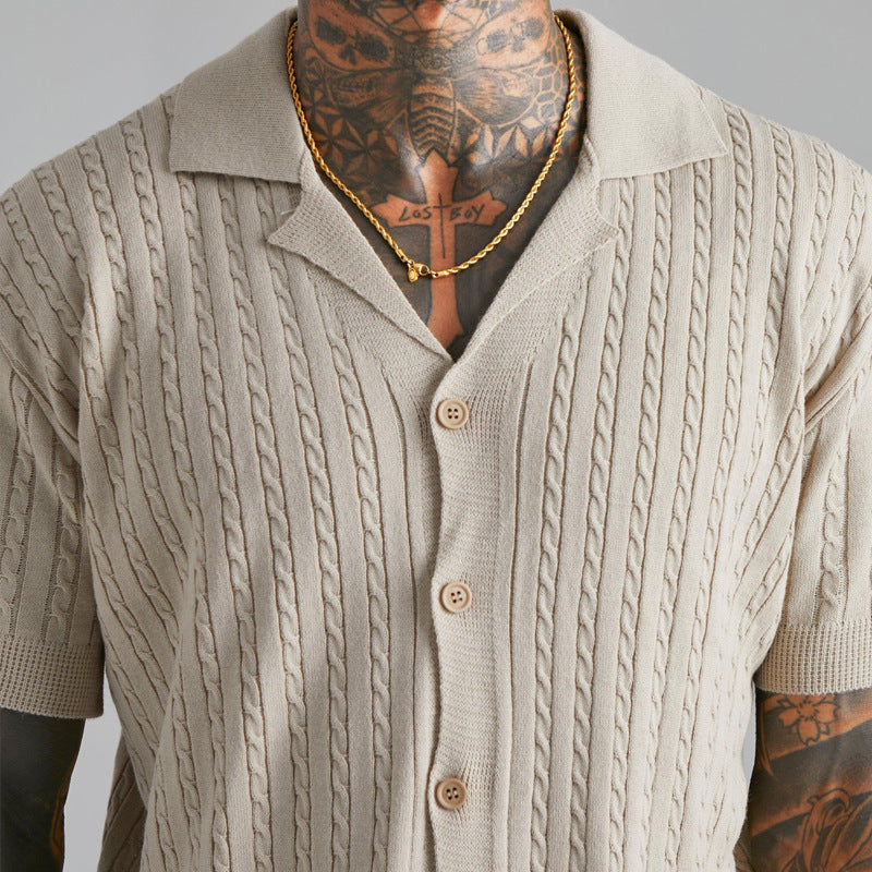 Luxury Knitted Button Down