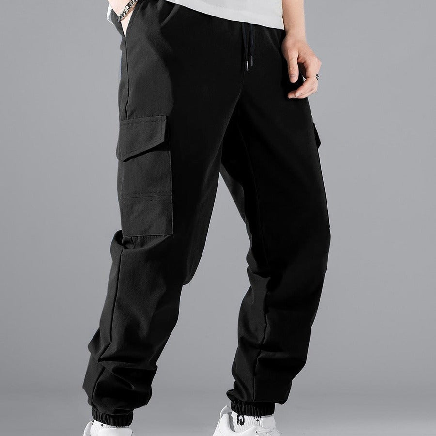 Multi-pocket Workwear Pants High Street