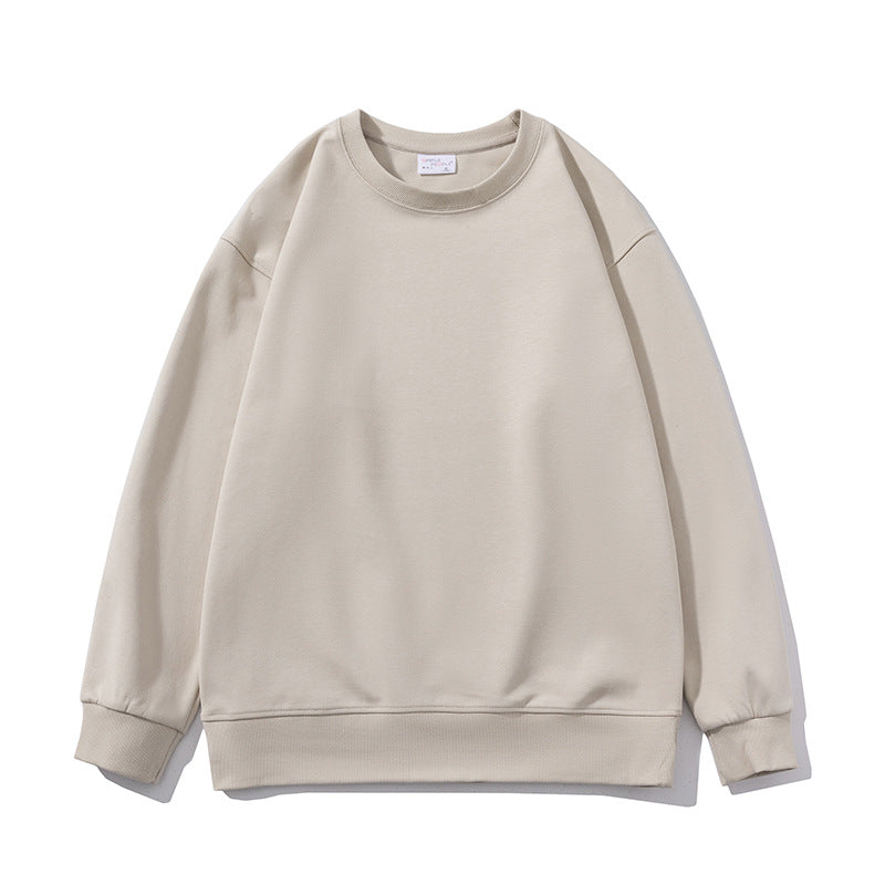 Drop-shoulder Sweater Water Soft Cotton Round Neck