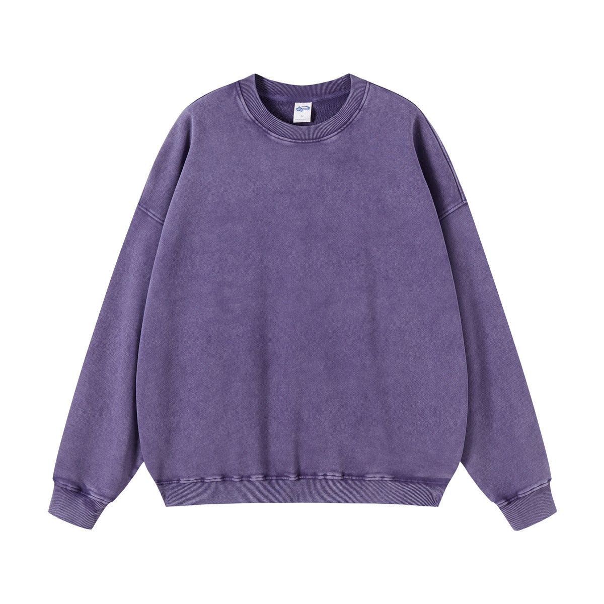 Round Neck Washed Sweater