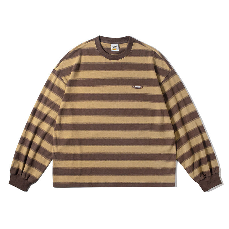 Stripes Loose Neutral T-shirt