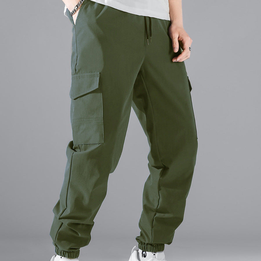 Multi-pocket Workwear Pants High Street