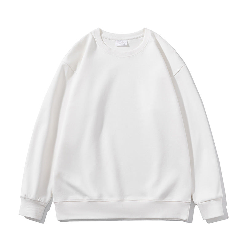 Drop-shoulder Sweater Water Soft Cotton Round Neck