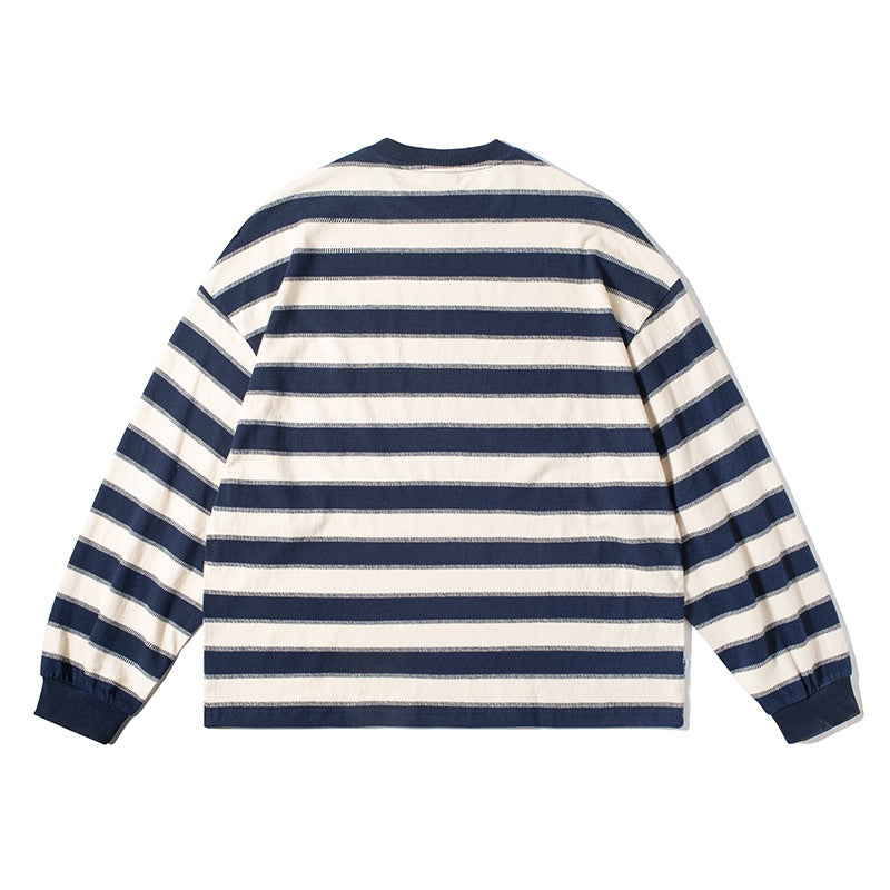 Stripes Loose Neutral T-shirt